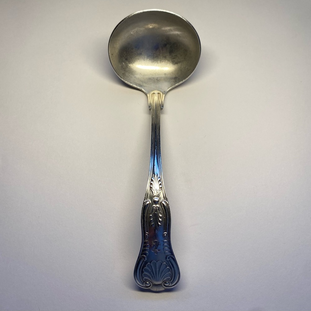 Vintage United States Navy Reed & Barton Silverplate Kings Ladle